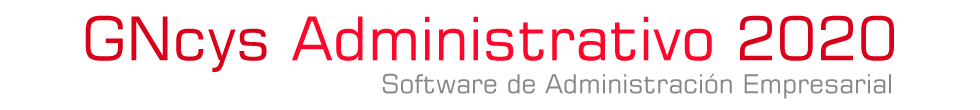 GNcys Administrativo 2020 Software Administrativo Empresarial - GNcys Administrativo 2020