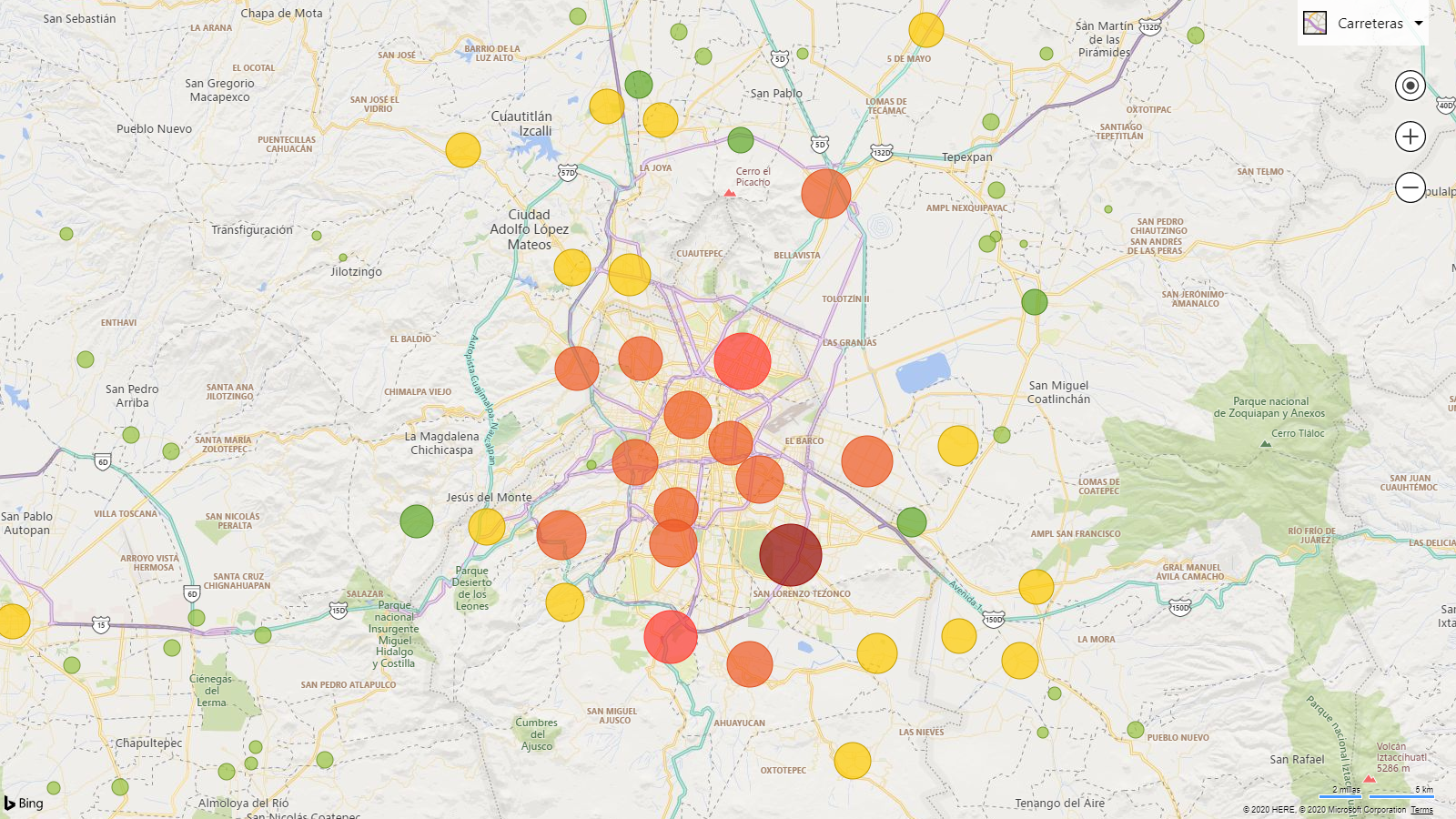 Mapa Interactivo COVID-19 En Milpa Alta, CDMX - GNcys